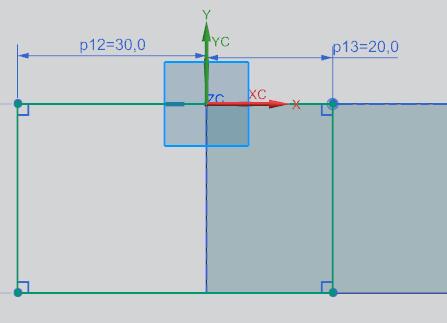 23(46) 11. Finish Sketch. 12. Extrude -> Distance: 10. Boolen: Inferred. Ok. 13. Pyöräytä kappale toisinpäin ja tee samallainen toiselle puolelle. 14. New Sketch -> Valitse pinta -> Ok. 15.