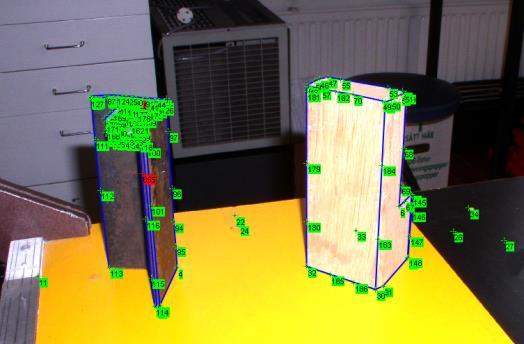 Fotogrammetrisesti mitatuista pisteistä luotu kappaleen 3d malli/ object model made by using