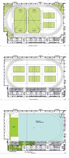 24 6.3 Mikkeli, Saimaa Stadiumi Perustiedot: 225 m kiertävä rata (4 rataa), 100 m suora (6 rataa), keskellä muut lajit, max pelikentän koko 48 * 87 m Kokonaispinta-ala 11 000 m 2 Kenttätilan