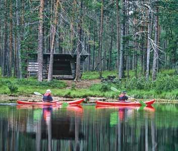 Aktiivilomailijan paratiisi Mahtava pohjoinen havumetsävyöhyke taiga sulkee uumeniinsa Suomussalmen laajan alueen tarjoten monenlaisia aktiviteetteja ja luontoelämyksiä lomailijalle