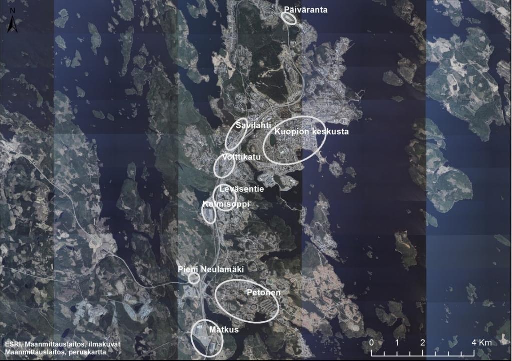 että alueelle sijoittuisi sellaista kauppaa, jota Kuopion seudulla ei nykytilanteessa ole.