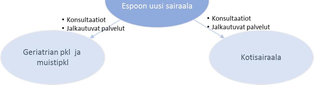 ympärille, joka tuottaa palveluita myös muille psykogeriatrista hoitoa antaville yksiköille.