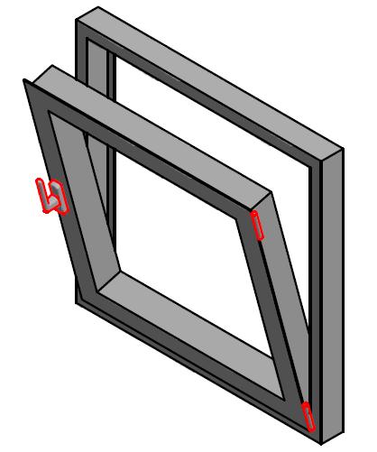 KÄÄNTÖ-KIPPI-IKKUNA TILT-AND-TURN (DK) WINDOW ECO DK.. KIPPI ENNEN KÄÄNTÖÄ IKKUNA TILT-BEFORE-TURN (TBT) WINDOW ECO TBT.