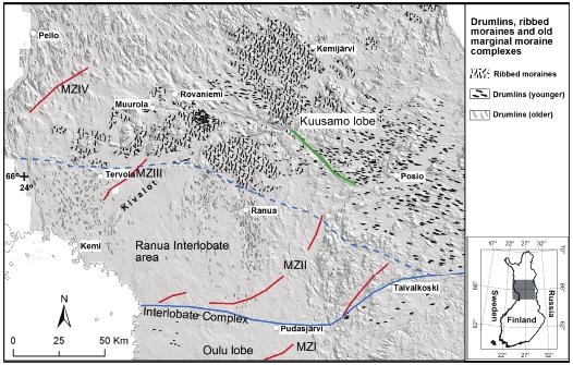 Preliminary report 4 sition is changing at the same way than in the underlying bedrock. The amount of local boulders can be even 100 % but usually about 40-60 %.