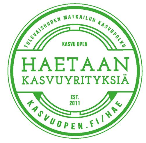 Tulevaisuuden matkailun Kasvupolku Tulevaisuuden Matkailun Kasvupolulle voi hakea mukaan osoitteessa www.kasvuopen.fi/hae.