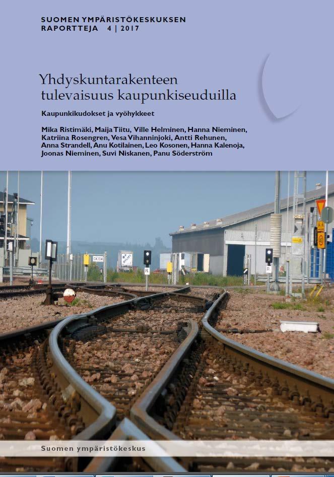 Raportin lisäksi kaupunkiseutukohtaisia raportteja keskittyen laadullisiin tekijöihin: - Söderström (2016): Riihimäen keskustan laatuanalyysi - Rosengren (2017): Kotkan keskustan laatuanalyysi -