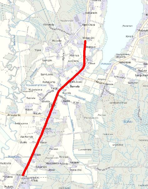 Seututie 273 Liite 1: Nopeusrajoituksen alentamiskohteet Esitys Tieosat 273/7/214 273/8/19 ja 273/1/ 273/1/9 Tien poikkileikkaus, liittymätiheys ja asutus vaativat alhaisempaa nopeusrajoitusta 6