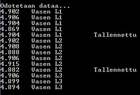 17 kirjasto WinUSB-laitteiden ohjailuun sekä OpenPyXL-kirjasto Excel-taulukoiden muokkaamiseen.