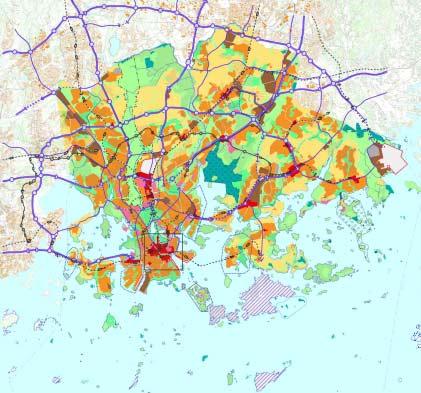 2 0 ESIPUHE Selvitys on osa Helsingin yleiskaava 2002:n vaikutusten arviointia ja tehty yleiskaavaluonnoksen 13.12.2001 perusteella.