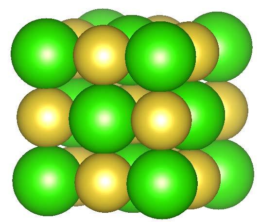 Hilan rakenne, hilarakenne Atomien ja/tai ionien omaksumaan hilarakenteeseen vaikuttaa niiden koot (ioni/atomisäde) Todellisuudessa anionit ovat suuria, kationit pieniä Toiset