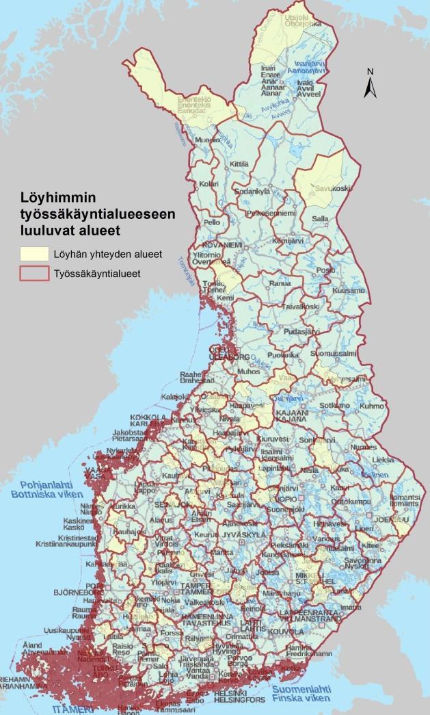 Itsenäiset kuvaavat tässä sellaisia alueita, jotka täyttävät jo perustasolla kriteerit ja joita ei yhdistetä toisen alueen kanssa eikä niihin yhdisty yhtään toista aluetta.