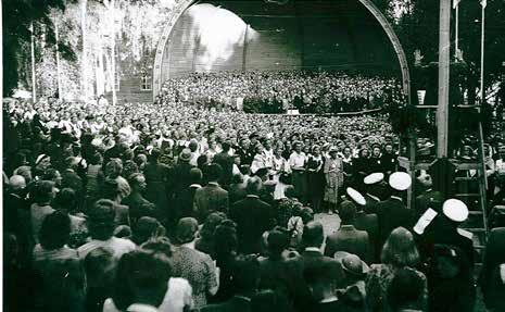 Osallistujamäärältään suurimmat kirkkomusiikkijuhlat sijoittuvat 1960 1990 -luvuille, jolloin juhlat kokosivat useimmiten yli kymmenentuhatta osallistujaa.