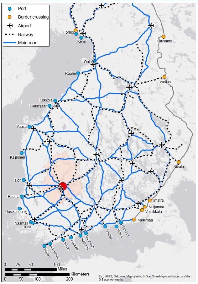 Logistiikkayhteydet Kuva: