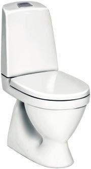 Kylpyhuone ja hanat UUTUUS! Nautic 1596 HF Hygienic Flush WC-ISTUIN Korkea malli, istuinkorkeus 460 mm.