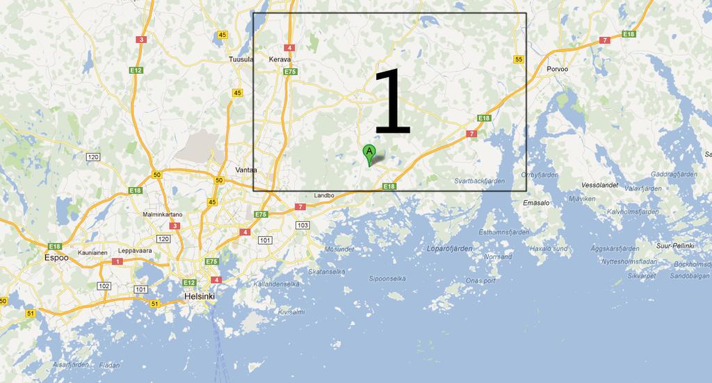 33 7.2.2 Söderkulla Söderkullan reitti suoritetaan pelkällä kuorma-autolla. Keräiltävä alue sijoittuu Sipoon, Porvoon ja Vantaan alueelle. Reitillä on 15 maidontuottajaa, joilta kerätään n.