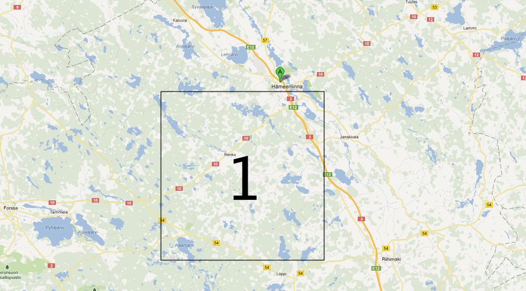 44 8.3.1 Hämeenlinna 3 Hämeenlinnan kolmas reitti suoritetaan pelkällä kuorma-autolla. Reitillä on 12 maidontuottajaa. Reitti ajetaan klo. 17:45-23:30 välisenä aikana.