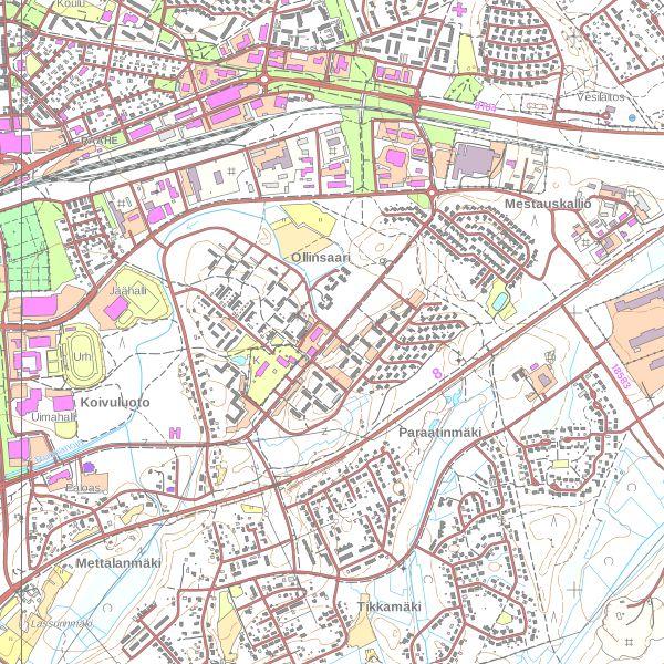 alueen nimi: pääas. Ollinsaari pääas. kylä/k.osa: Ollinsaari tyyppi: kaupunkiympäristö Maakunnan edustavin 1960 luvun lähiö.