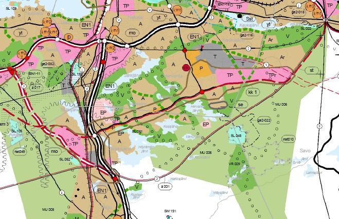 Suunnittelualue Suunnittelualuealue sijaitsee noin 9 km kaupungin keskustasta kaakkoon.