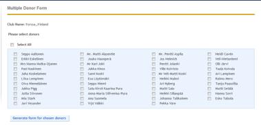 tiedoillasi tehdystä lomakkeesta ks. seur.