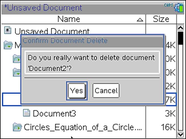 3. Paina x tai ja valitse näin Kyllä. Asiakirja poistuu. Asiakirjojen ja kansioiden kopioiminen Voit kopioida asiakirjoja ja kansioita Kopioi / C- ja Liitä / V -toimintojen avulla.