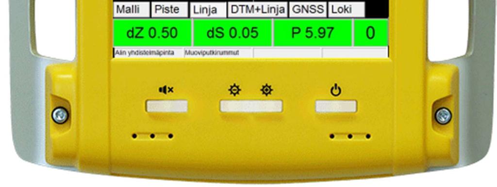 ds = sivuetäisyys valittuun linjaan P = paaluluku