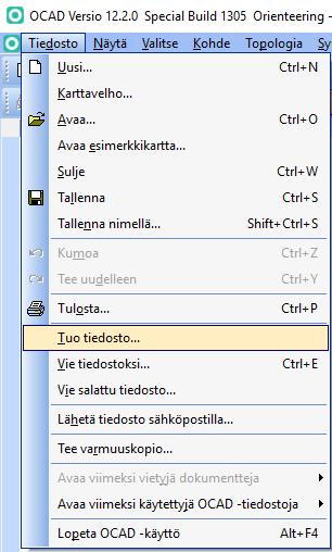 zip. Menettele seuraavasti: Avaa uusi kartta käyttäen symbolisettiä