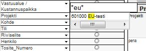 4/10 1. Klikkaa parametrin nimeä avataksesi pudotusvalikon. Tässä näet tehdyt valinnat: Pudotusvalikosta valittu vain yksi arvo. Pudotusvalikosta valittu useita arvoja.