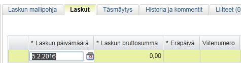 Kun myydään sellaisia arvonlisäverolain 4 luvussa tarkoitettuja verottomia hyödykkeitä, joista myyjä ei ole laskunantovelvollinen, laskuun merkitään minkä hyödykkeen myynnistä on kysymys ja