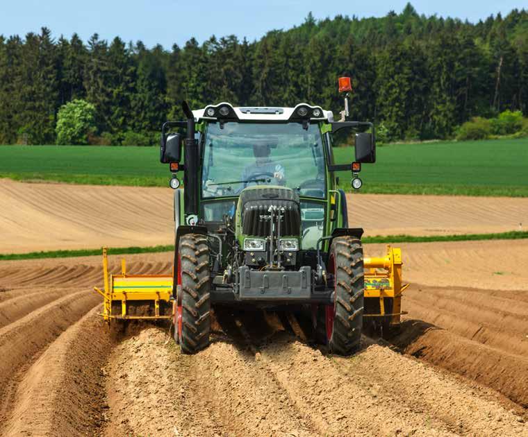 Fendt 200 Varion monitoiminäyttöön sisältyy myös polttoaineen kulutuksen näyttö.