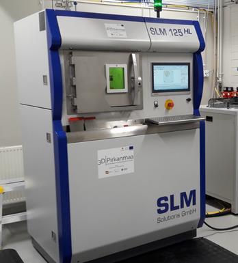 SLM 125 HL Build volume: Laser: Materials: 125 x 125 x 125 mm 400 W Stainless, Ti, Al, Co-Cr, bronze, tool steel, inconel, maraging