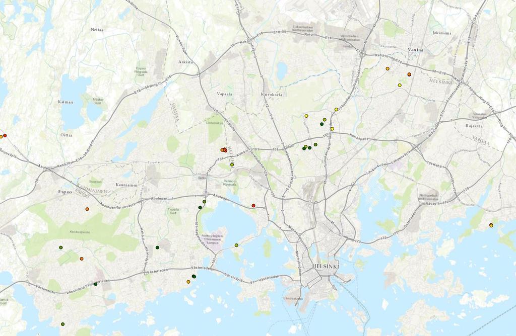 AR-TONTTIKAUPAT 9 Maanmittauslaitoksen Kiinteistötietopalvelusta haettiin rakentamattomia ARtonttikauppoja* Helsingistä ja Espoosta ajanjaksolta 1.1.2010-10.11.2016.