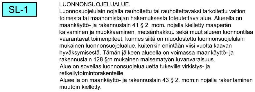 20 (24) 5. OSAYLEISKAAVAN KUVAUS 5.1 Kaavamuutoksen rakenne Kaava ohjaa alueen käytön luonnonsuojelutarkoitukseen.