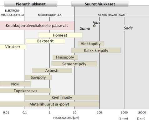 LIITE 2 2 PÖLY RAKENNUSTYÖMAILLA Mitä pöly on?