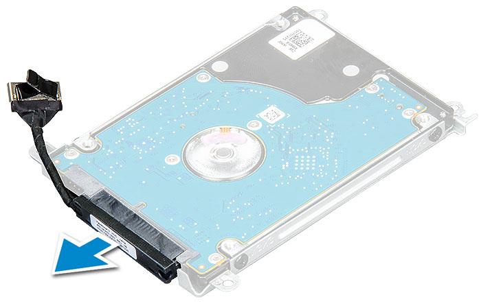 HDD:stä poistamalla M3 x L3 -ruuvit.