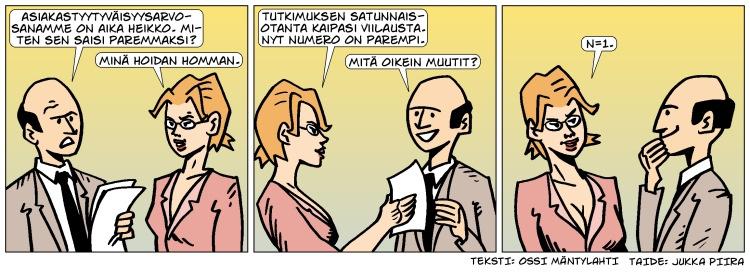 Yhdellä näytteellä