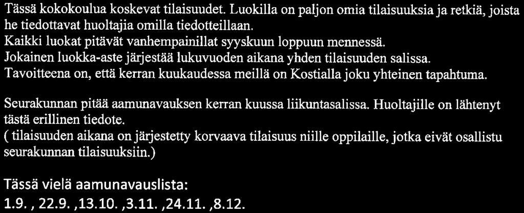 Opettaja sopii huoltajien kanssa arviointikeskustelun ajankohdan.