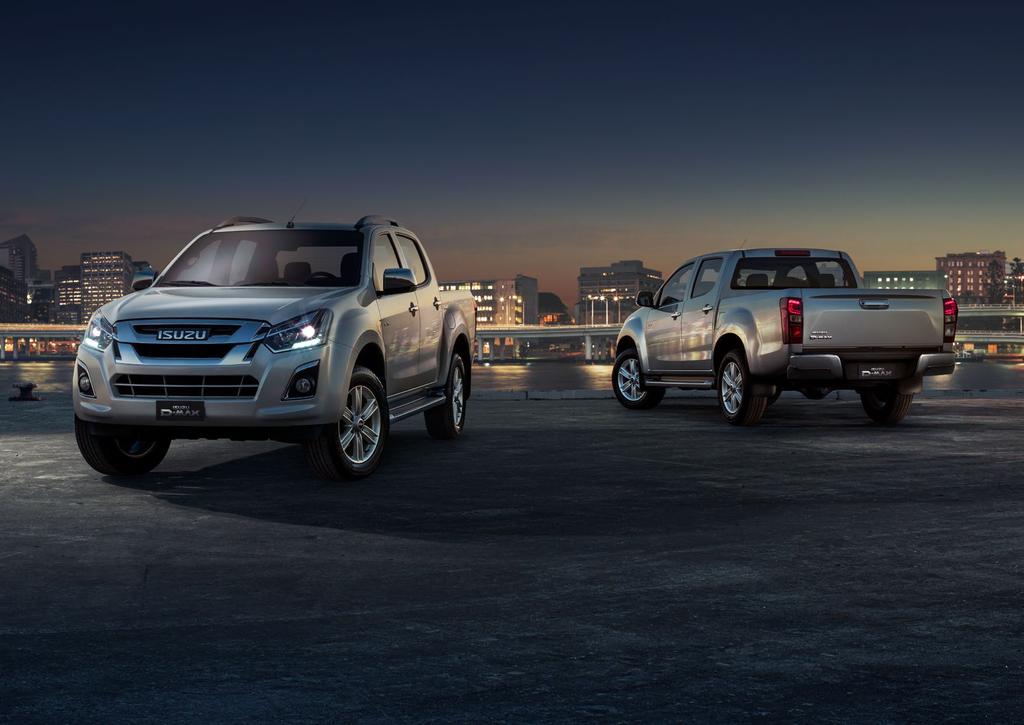 UUSI ISUZU D-MAX Uudessa ISUZU D-MAXissa yhdistyvät moderni muotoilu ja Isuzun uudet tekniset innovaatiot.