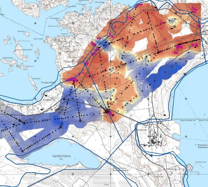 Hydrogeologinen tarkastelu 2.1.2017 6 (14) Kallion pinnan tasoa alueella on selvitetty Geologian tutkimuskeskuksen laatimassa geologisen rakenteen selvityksessä mm.