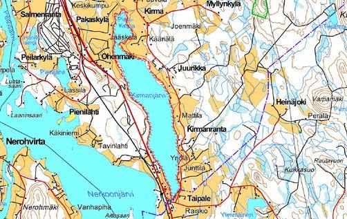 9 6.2 Kirmanjärvi, Iisalmi (540152) Pinta-ala: 350 ha Rajaukseen kuuluu pääasiassa järvi. Järvi on luontaisesti rehevä ja sisäistä kuormitusta nostaa muun muassa suuri särkikalakanta.