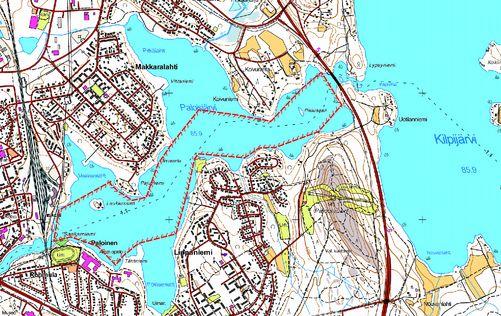 11 6.4 Paloisjärvi, Iisalmi (540153) Pinta-ala: 86 ha Järvi on lähes kokonaan kaupungin ympäröimä. MAALI-alueeseen kuuluu järven keskiosa. Paloisjärvi on runsashumuksinen.