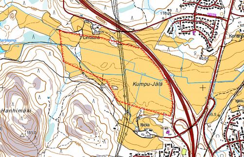 13 6.6 Toivalan notko, Siilinjärvi (540144) Pinta-ala: 22 ha Peltoaluetta halkoo valtatie 5.