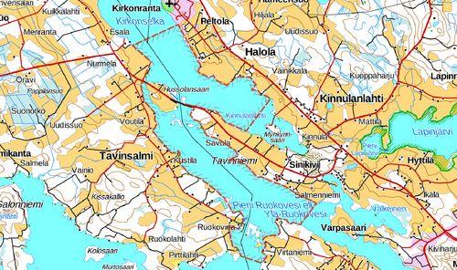 18 6.11 Tavinsalmi ja Mustavirta, Maaninka, Kuopio (540159) Pinta-ala: 934 ha Voimakkaasti virtaava Mustavirta jäätyy ainoastaan keskitalven kovimmilla pakkasilla ja se onkin paikka, jossa tavataan