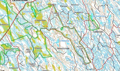 27 7.2 Pumpulikirkko, Rautavaara (540162) Pinta-ala: 456 ha Pumpulikirkko on geologinen muodostuma, johon kuuluu hiidenkirnu ja sitä ympäröivä kalliokanjoni.