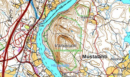 33 7.8 Vanuvuori, Kuopio (540166) Pinta-ala: 178 ha Kallaveden pinnasta 140 m kohoava jyrkkärinteinen Vanuvuori on Natura 2000-verkostoon kuuluva vanhan metsän alue.