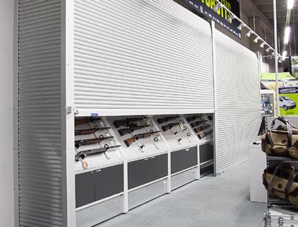 Mesvac Rulosec security shutters and roller shutter doors Multifunctional Rulosec buglary protection Mesvac Rulosec security shutters are suitable for shop doors and flow control in shopping centers,