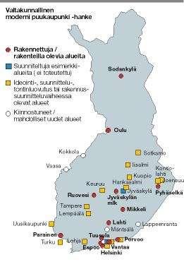 Moderni puukaupunki -alueita 16.11.