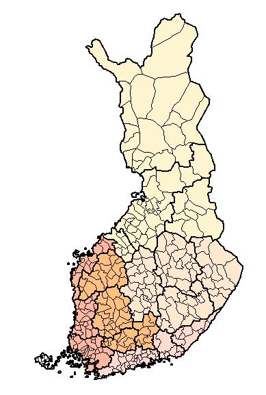 kuntatyönantajia 367, jotka tekevät 396 liikkeenluovutusta