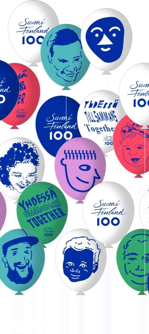 Näkyvyysmateriaalit Suomi 100 -verkkokauppa Tulevan pa iva nsankarin juhlavarusteet ovat saatavilla Suomi 100 - verkkokaupasta.