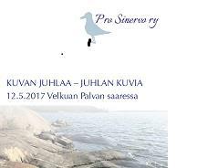 Retki piirtäjille, valokuvaajille ja kirjoittajille, Velkuan Palvan saarella pe 12.5.2017.