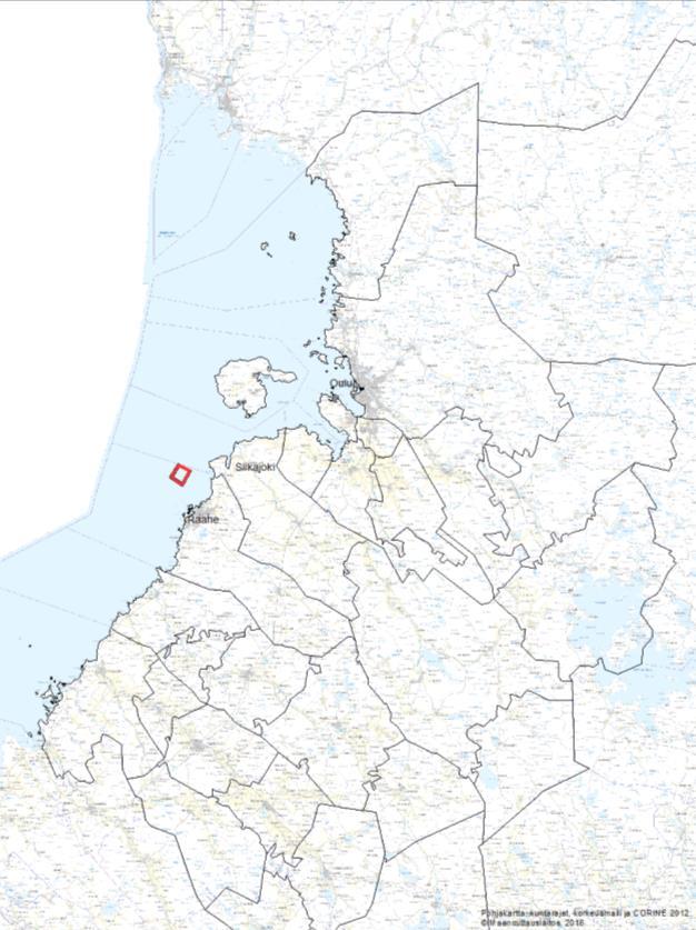 98 Alue Raahe Pertunmatala Kunta Raahe Yleiskuvaus Pertunmatala sijaitsee Raahen merialueella Siikajoen rajan tuntumassa. Alue sijoittuu noin 7-9 km päähän rannikosta.